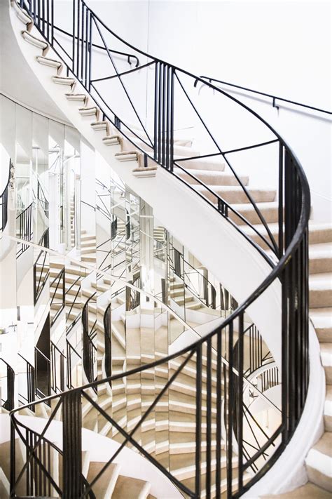 coco chanel stairs